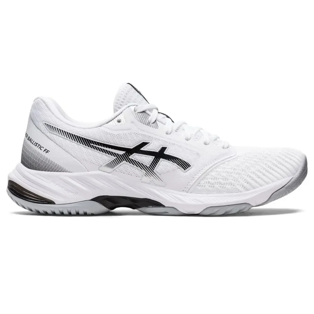 ASICS Netburner Ballistic FlyteFoam 3 Women's Shoes White/Black size 10